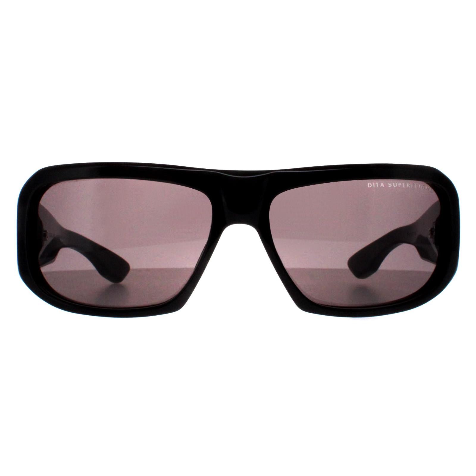 Dita Sunglasses Superflight DTS133-61-02 Black SIlver Grey Grey