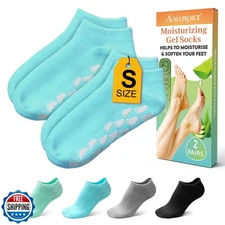 Silicone Moisturizing Socks for Women- 2Pairs Foot Moisturizer So