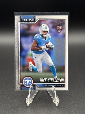Nick Singleton - 2026 Topps Flagship Football Rookie - Tennessee Titans