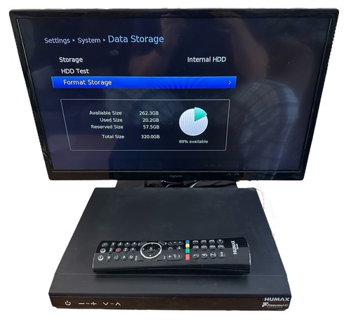 HUMAX HDR-1800T Freeview HD Smart Enregistreur TV numérique HD - 320 Go - Twin Tuner - Photo 2/14