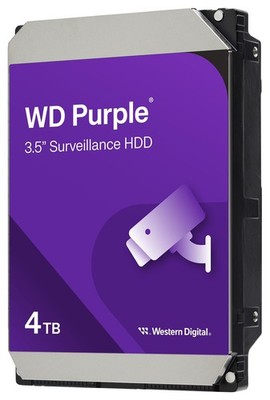WESTERN DIGITAL 4TB WD40PURZ WD Purple Monitoring 3,5'' SATA HDD Festplatte 