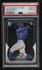 2023 Bowman Chrome Prospects Adrian Pinto #BCP-250 PSA 10 GEM MT 0ds9