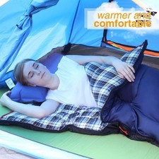 Cozy Waterproof Sleeping Bag for Adults, Flannel Lined - Ideal for Cold Nights
