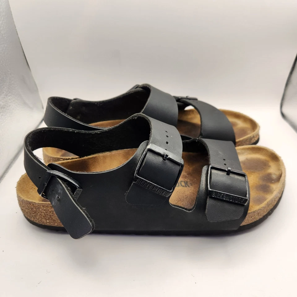 Birkenstock Milano Cuero Marrón 2 Correas con Correa de Tobillo EU 40 USM 7 ETC 9 Foto 2 de 4