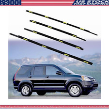 4pcs Outer Door Window Weather Strip Honda Crv Cr-v 2002 2003 2004 2005 2006 Re