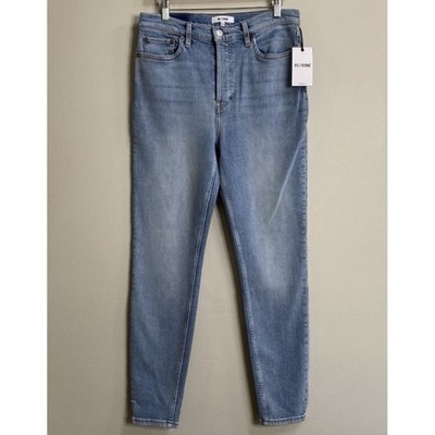 NWT RE/DONE Mid 90s Wash High Waist Skinny Jeans Size 29