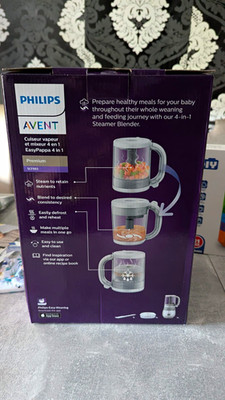 Philips AVENT 4-in-1 Mixer & Dampfgarer Babykostzubereiter Premium
