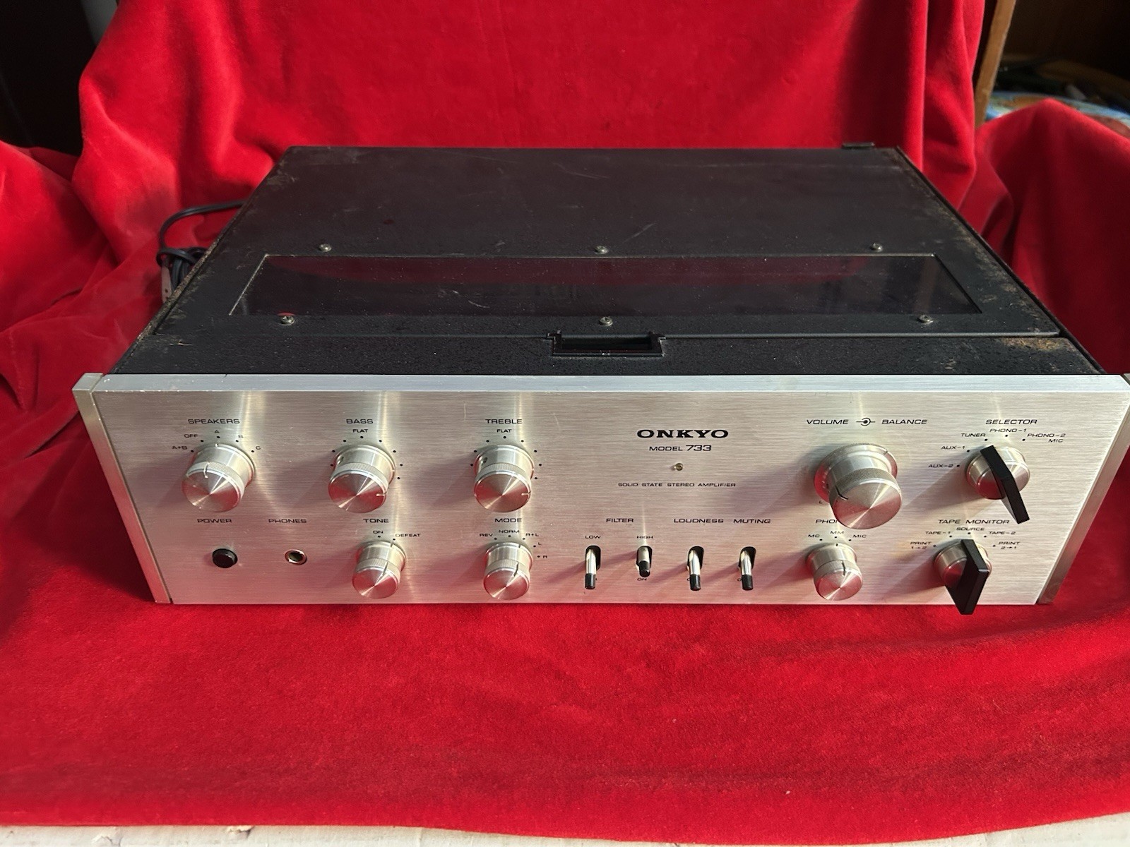 amplificatore integrato onkyo 732 Funzionante Con Disturbi In Qualche Passante