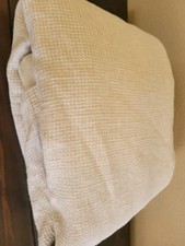 West Elm European Flax Linen Mini Waffle Duvet Cover King/Cal. King Flax