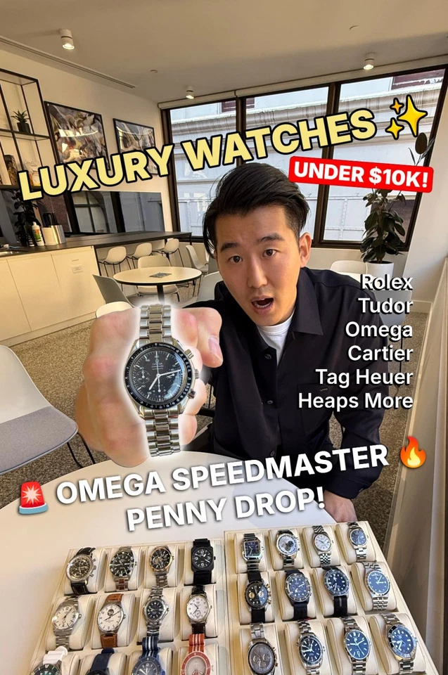 🚨 CALBEST | LUXURY WATCHES UNDER 10K | OMEGA SPEEDMASTER PENNY DROP 🔥