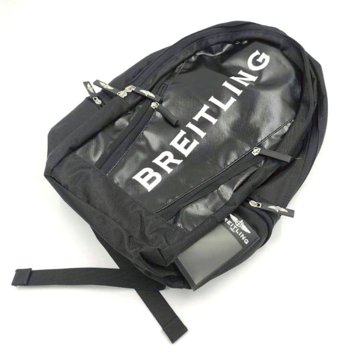 BREITLING Black Backpack with logo Limited rucksack From Japan | eBay
