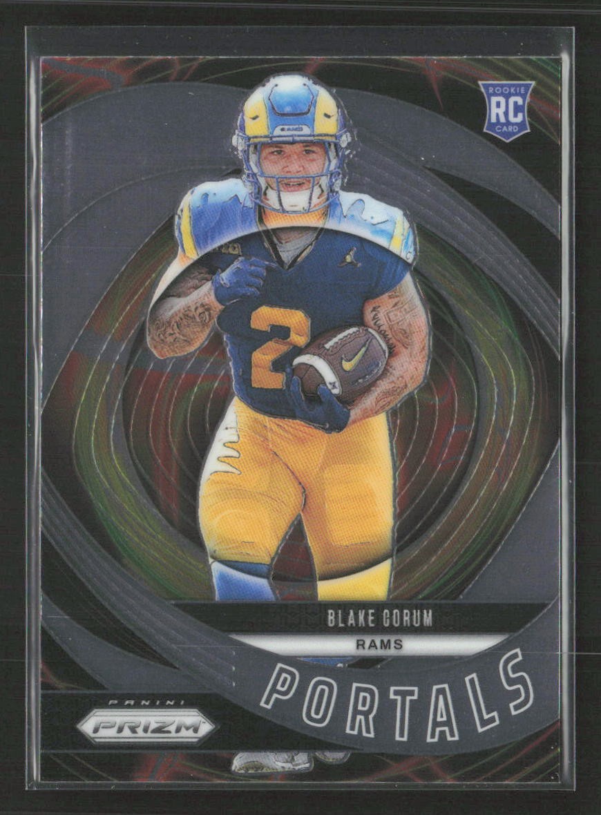 Blake Corum 2024 Panini Prizm #8 Portals