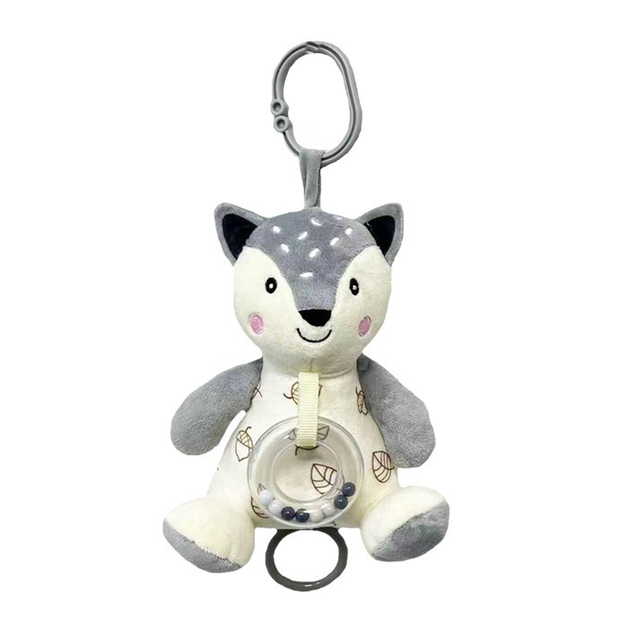 5904209893751 Музыкальная шкатулка - ТУЛИЛО кремовая лиса 18 см 4790₽