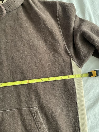 Sudadera con Capucha SeedleSs Organics Co Rara De Colección XL Cáñamo Y2k 420 Marrón Canguro Patinador Desteñido - Imagen 9 de 12