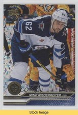 2023 Upper Deck Series 2 Speckled Rainbow Foil Nino Niederreiter #444 READ 1e7g