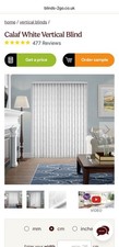 Blinds2go Vertical Blind Brand New In Box  - For large French Doors 271cm x205cm