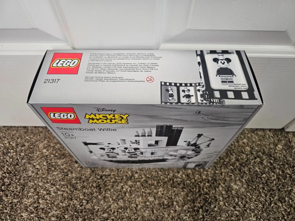 LEGO Ideas 21317 Steamboat Willie Mickey Mouse New Sealed Retired - Image 3 of 3