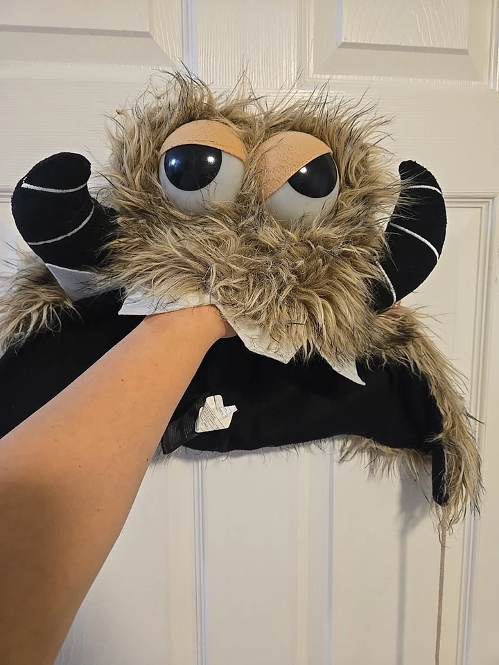 Leg Avenue Faux Fur Monster Hood Hat Cosplay Costume Furry Horns Eyes Adult Y2k - Image 2 of 4