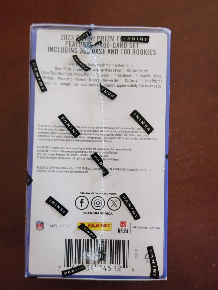 Blaster de fútbol americano NFL 2023 Panini Prizm - sellado de fábrica - Stroud, Young, Levis Foto 3 de 3