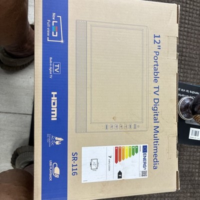 Feihe 12'' Portable Small TV HD Display, HDMI & USB Ports Built-in Digital Tune m