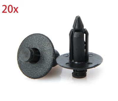 20x 8mm Loch Fahrradbefestigungen Kunststoff Verkleidung Trim Clips passt Honda Yamaha Suzuki