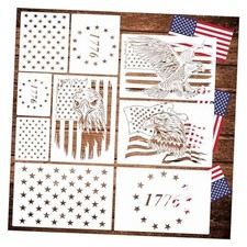 American Flag Stencil Star Stencils for Painting Union 50 Stars 1776 Military