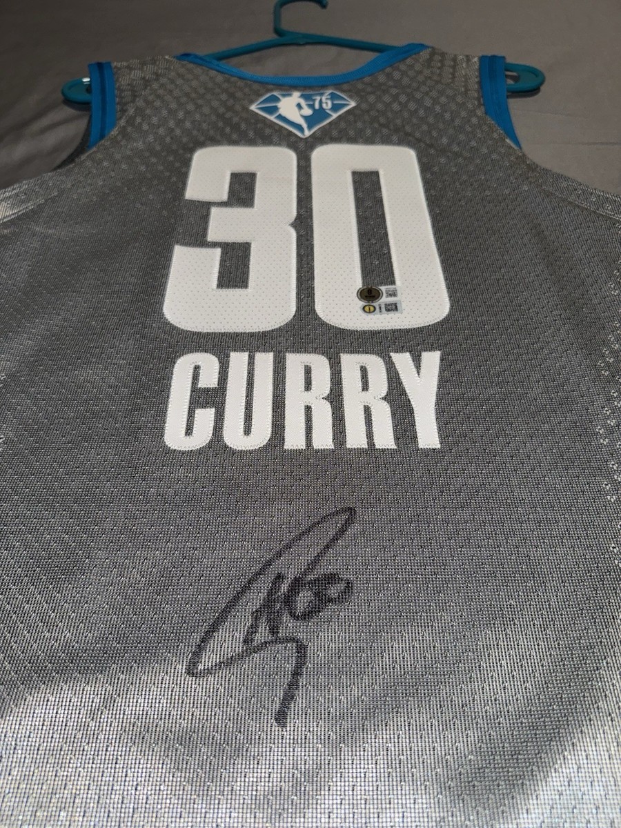 Stephen Curry Autographed NBA All-Star 75th Anniversary Diamond 