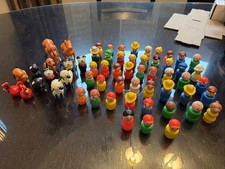 Vintage Fisher Price Little People 55+ Animals People Worn