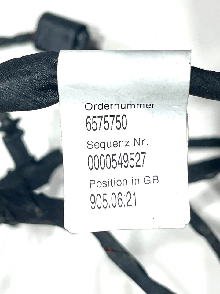 11-13 BMW F10 528i 535i 550i parachoques delantero cubierta arnés de cables enchufe OEM 9232506 Foto 4 de 4