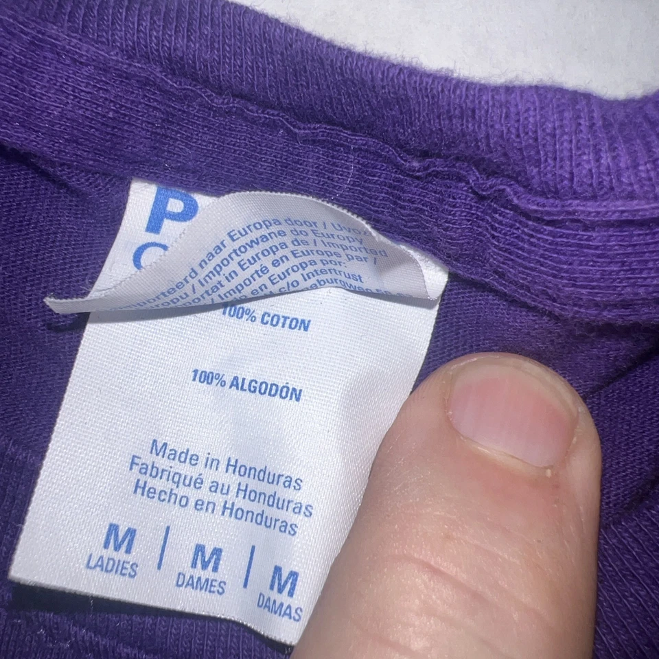 Northwestern University NWU 2023 Women’s Lacrosse Champs Womens Shirt Medium Vtg - Image 4 of 4