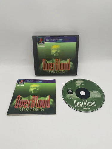 Overblood A 3-D Sci-Fi Adventure (Sony PlayStation 1) - PS1