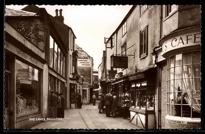 Brighton, The Lanes, Ansichtskarte 
