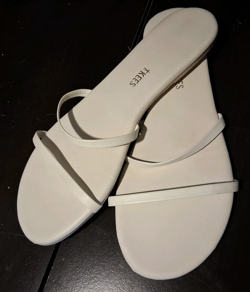 TKEES Mujer Cuero Gemma En Crema Minimalista Talla 10 Foto 4 de 4