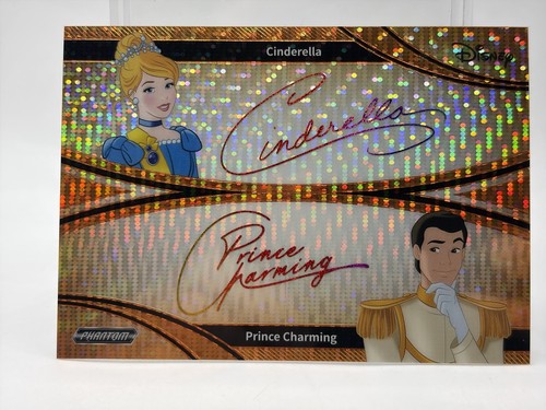 Cinderella / Prince Charming [Gold] #CDT-DSG-08 2025 Kakawow COSMOS Disney Dual Signature card