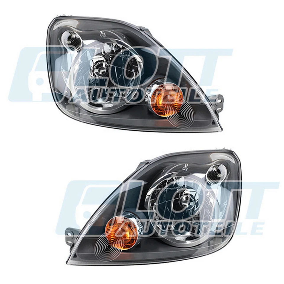 2x Hauptscheinwerfer H4 mit Stellmotor links & rechts passend für Ford Fiesta 5