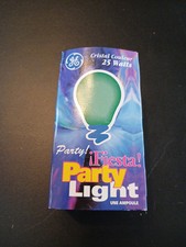 GE Lighting 25Watt GREEN Party Light A19 Bulb Type