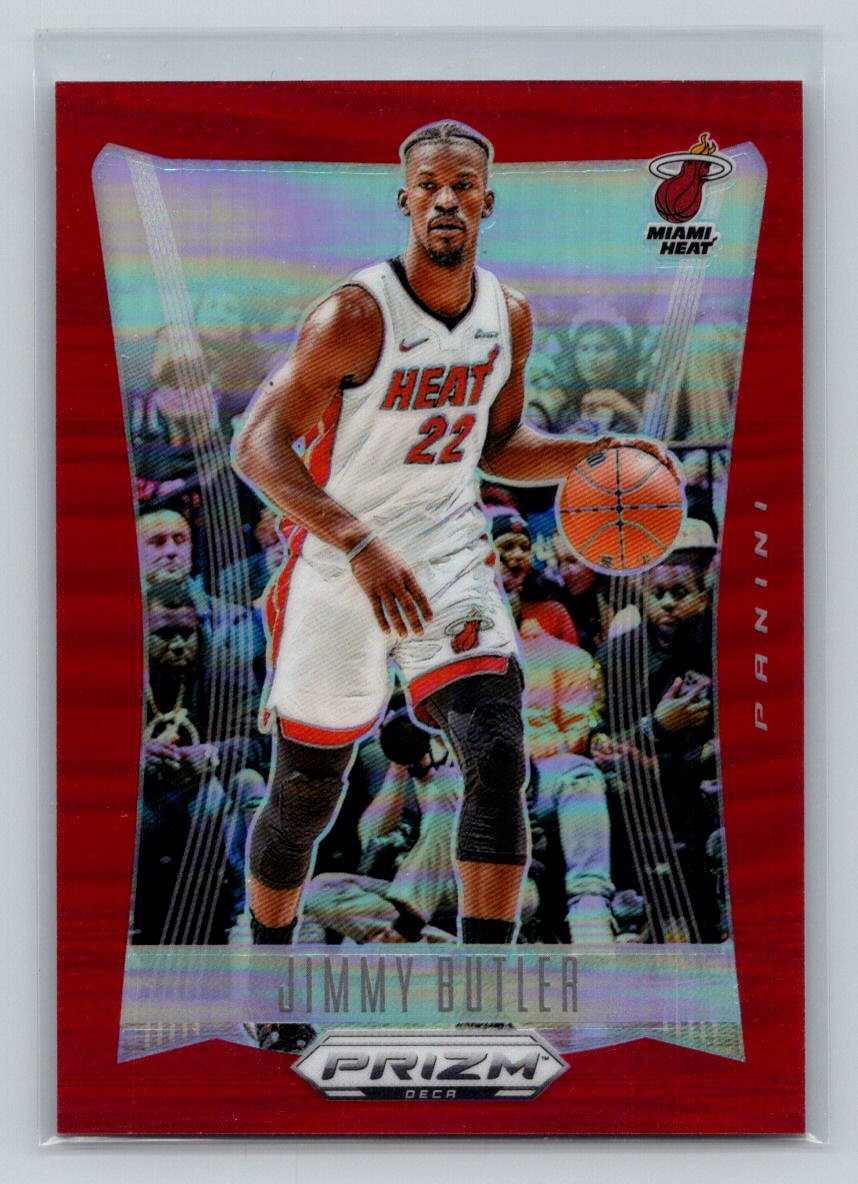 2023-24 Panini Prizm Deca #251 Jimmy Butler Prizms Red 191/199 - Color Match