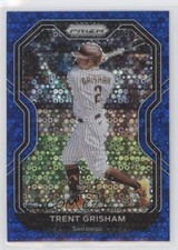 2021 Panini Prizm Tier II Blue Donut Circle 77/199 Trent Grisham #159 0y4a