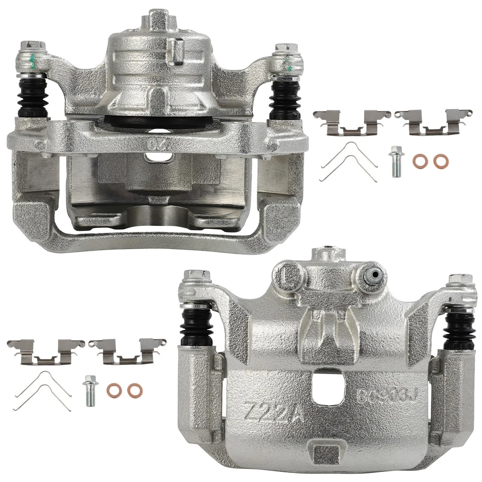 Pinzas de freno delanteras 2 piezas para Nissan Versa 2012-2015 marzo 2012-2019 Nissan Versa Foto 4 de 4