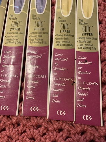 ❤️Vintage Zippers 1960’s to 1970’s All brand new in original packaging Lot Of 11 - Picture 5 of 10
