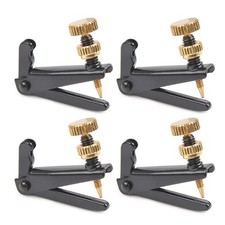 4Pack Violin Fine Tuners for 4/4-3/4 Violin Metal String Adjuster Nickel Plat...