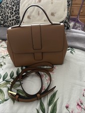 M&S Handbag With Removable Long Strap Tan Leather