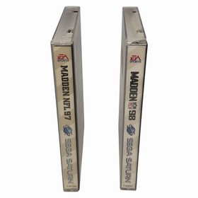 Madden NFL 97 + NFL 98 (Sega Saturn) Lot Of 2 Complete w/ Manual Tested