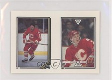 1987-88 O-Pee-Chee Album Stickers Joe Mullen John Tonelli #186-47 HOF 0au4
