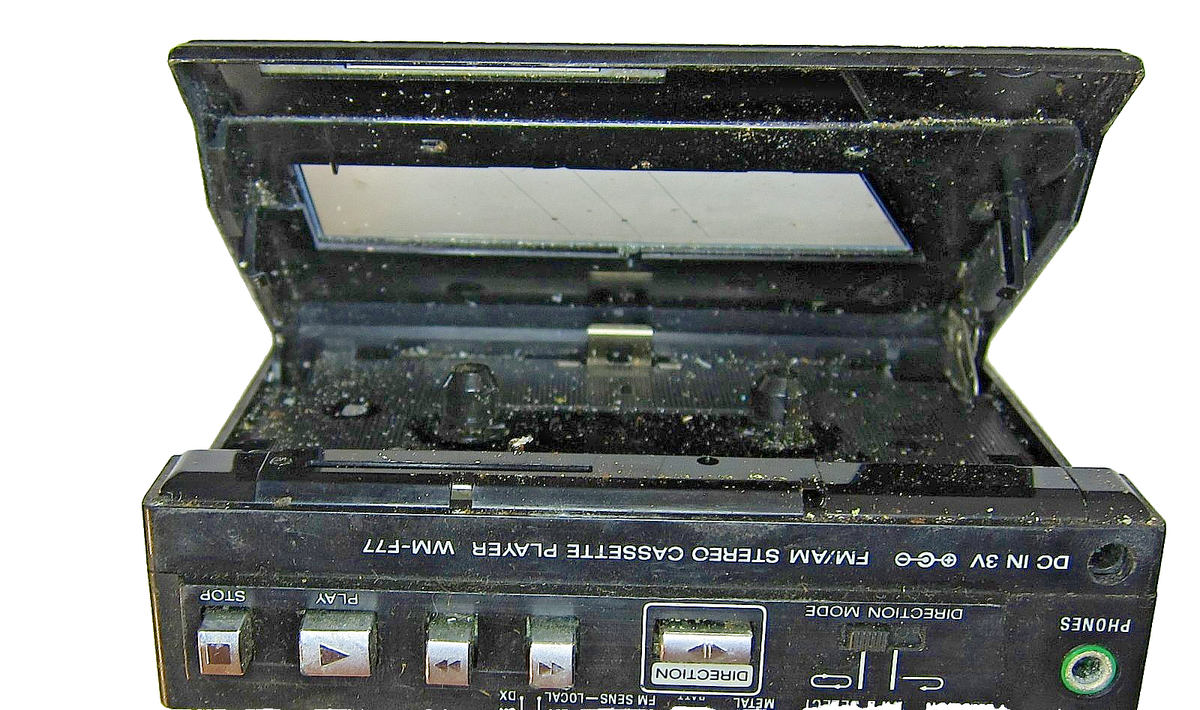 Vintage Sony Walkman WM-F77 FM/AM Stereo Cassette Player for PARTS