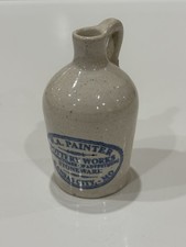 Stoneware Jug By W.A Painter Pottery Works Miniature