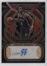 2022 Panini Obsidian Electric Etch Orange 17/50 Edmond Sumner #MS-ESB Auto 18t1