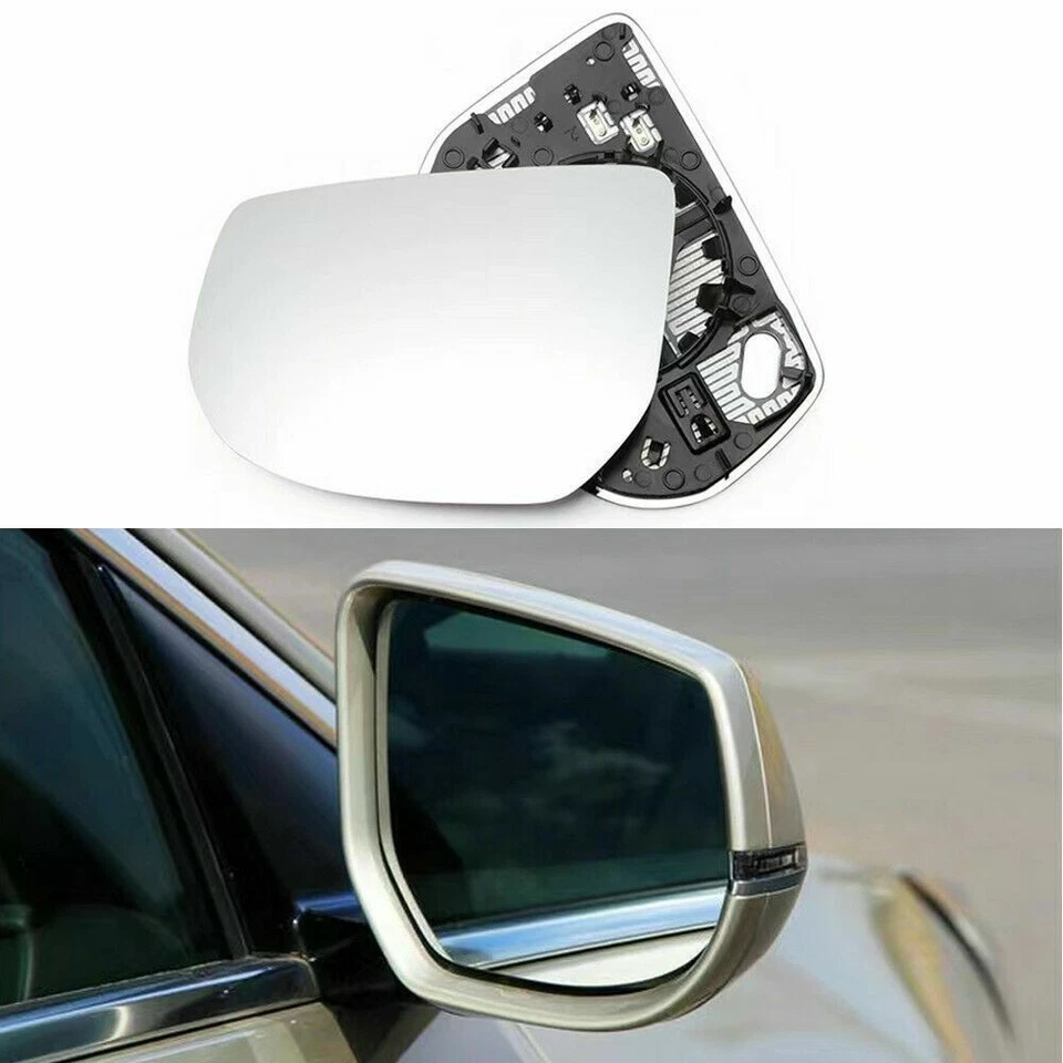 Rearview Mirror Glass Fit For Cadillac XTS 2013-2019 Transparent Clear Glass Foto 4 de 4