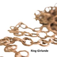 Ring-Girlande Rattan, Party, Deko, Hochzeit, Geburtstag Girlande, Kette, Basteln