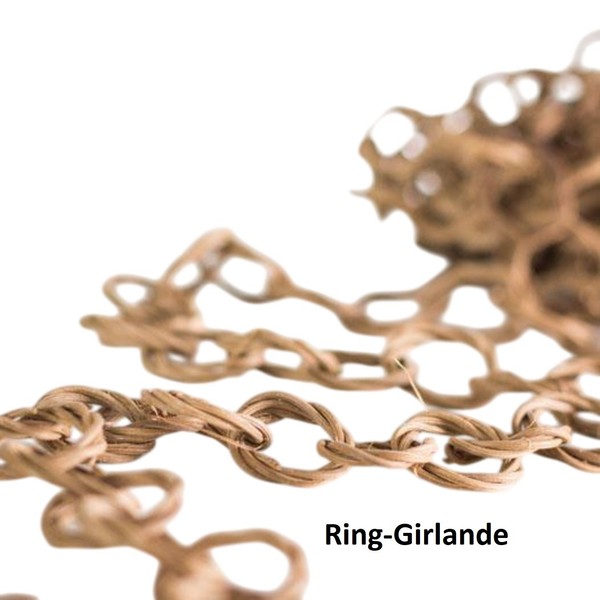 Ring-Girlande Rattan, Party, Deko, Hochzeit, Geburtstag Girlande, Kette, Basteln-image